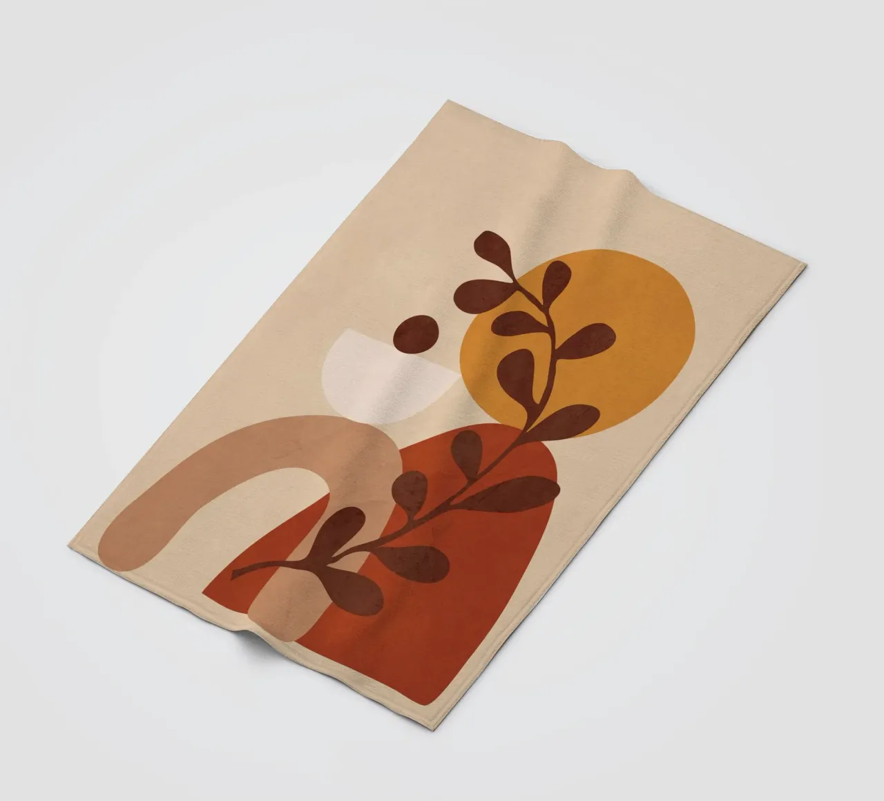 Abstract Art 23 coperta in pile da Flow Line