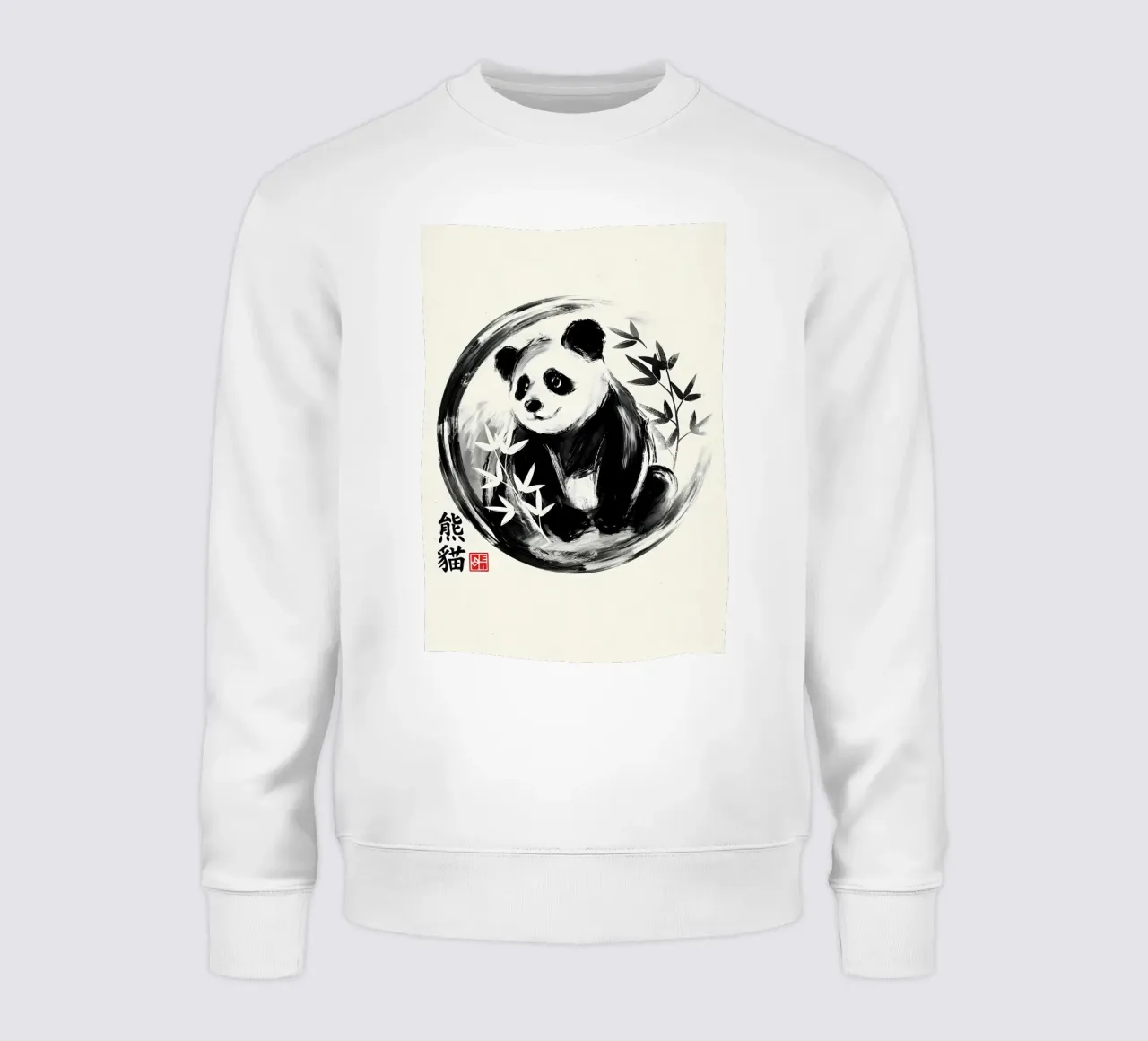 Panda sumie felpa da James M Coyle