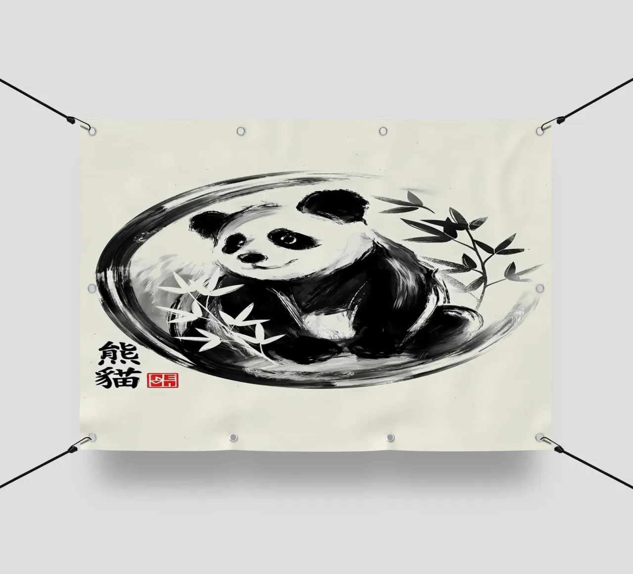 Panda sumie telo in pvc da James M Coyle