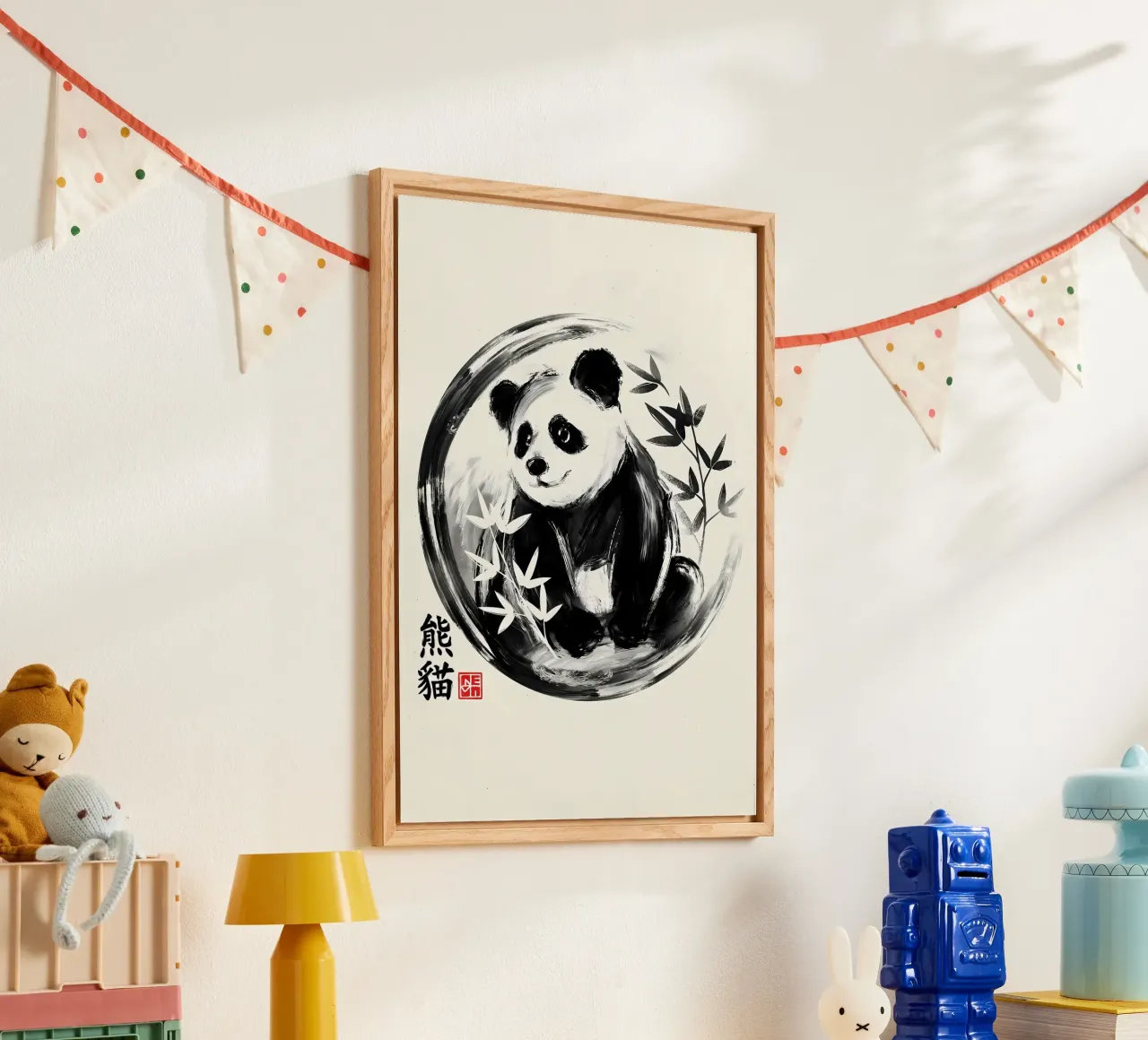 Panda sumie plexiglass da James M Coyle