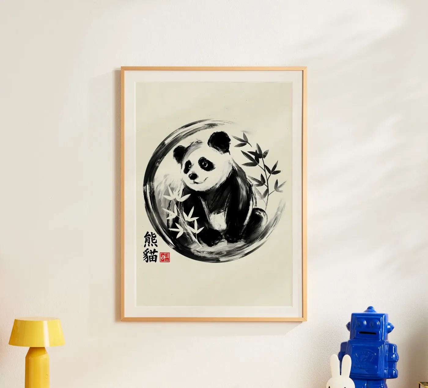 Panda sumie poster da James M Coyle