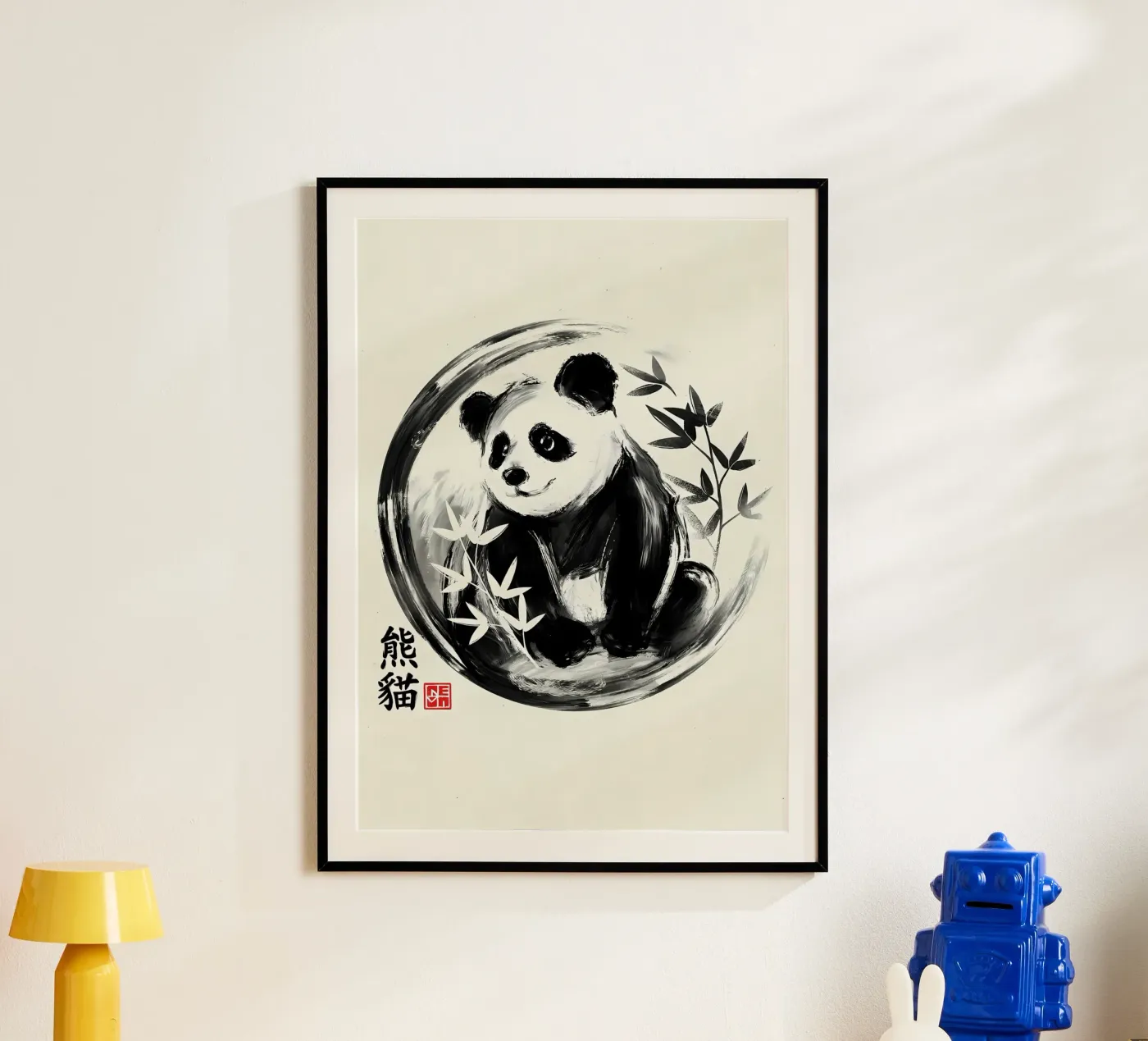 Panda sumie poster da James M Coyle