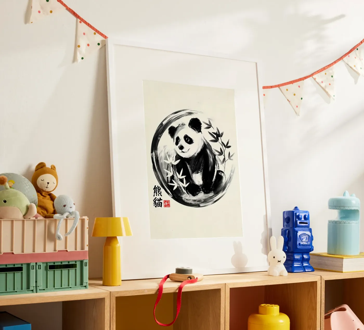 Panda sumie poster da James M Coyle