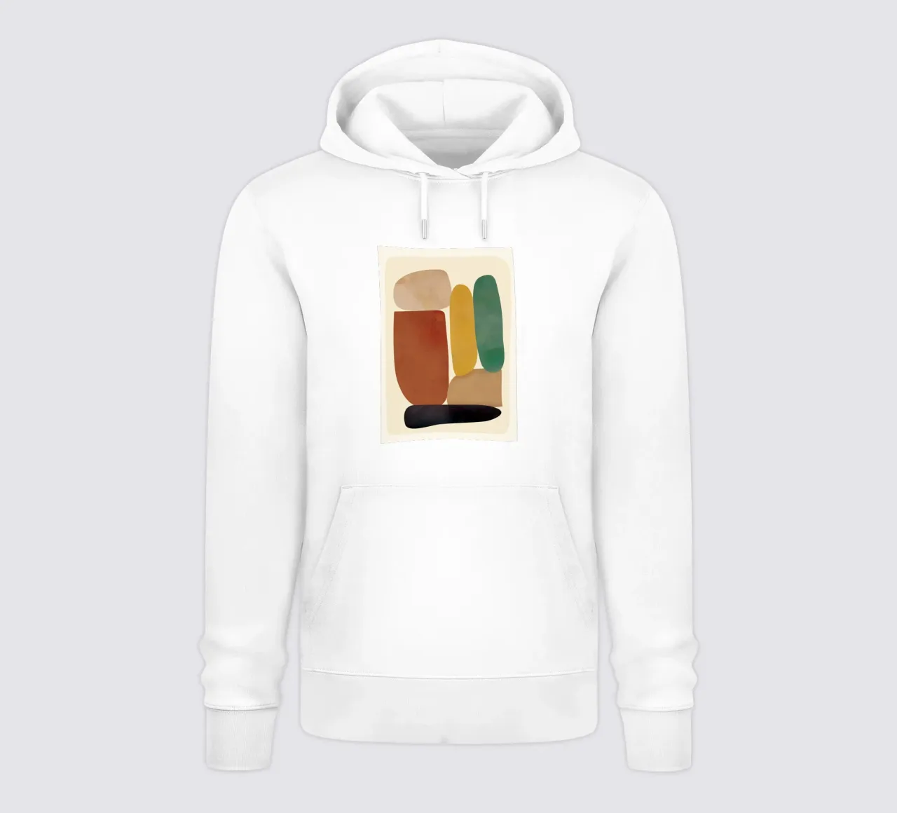 Abstract Minimal Shapes Hoodie von Flow Line
