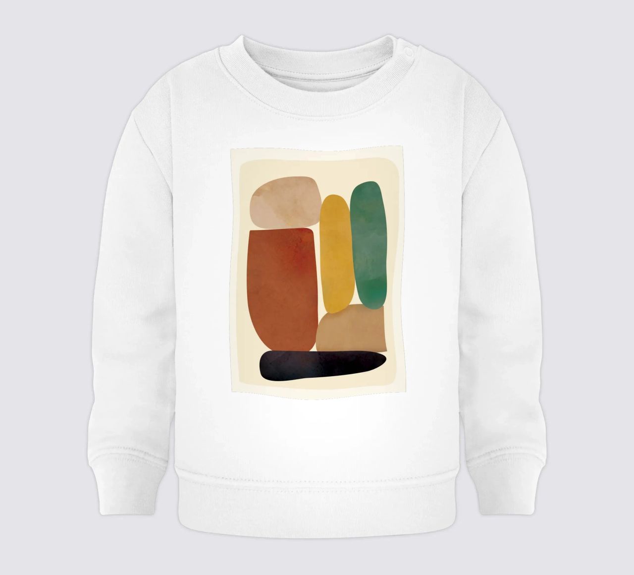 Abstract Minimal Shapes felpa neonato da Flow Line