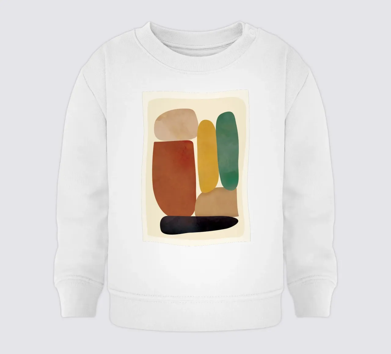 Abstract Minimal Shapes felpa neonato da Flow Line
