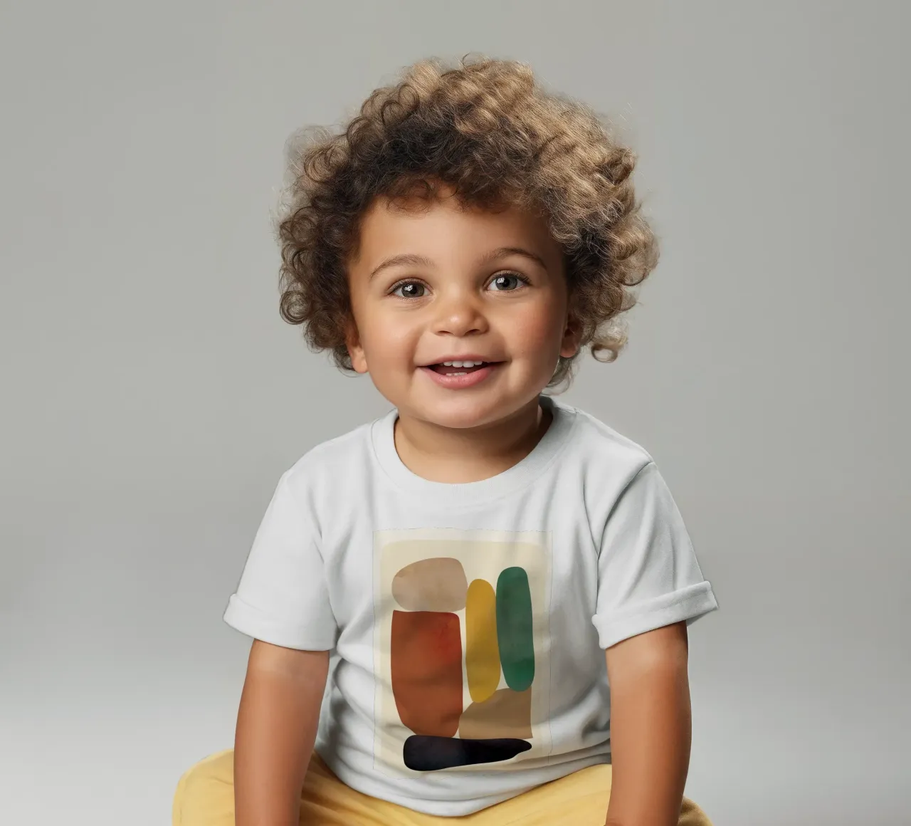 Abstract Minimal Shapes baby t-shirt van Flow Line