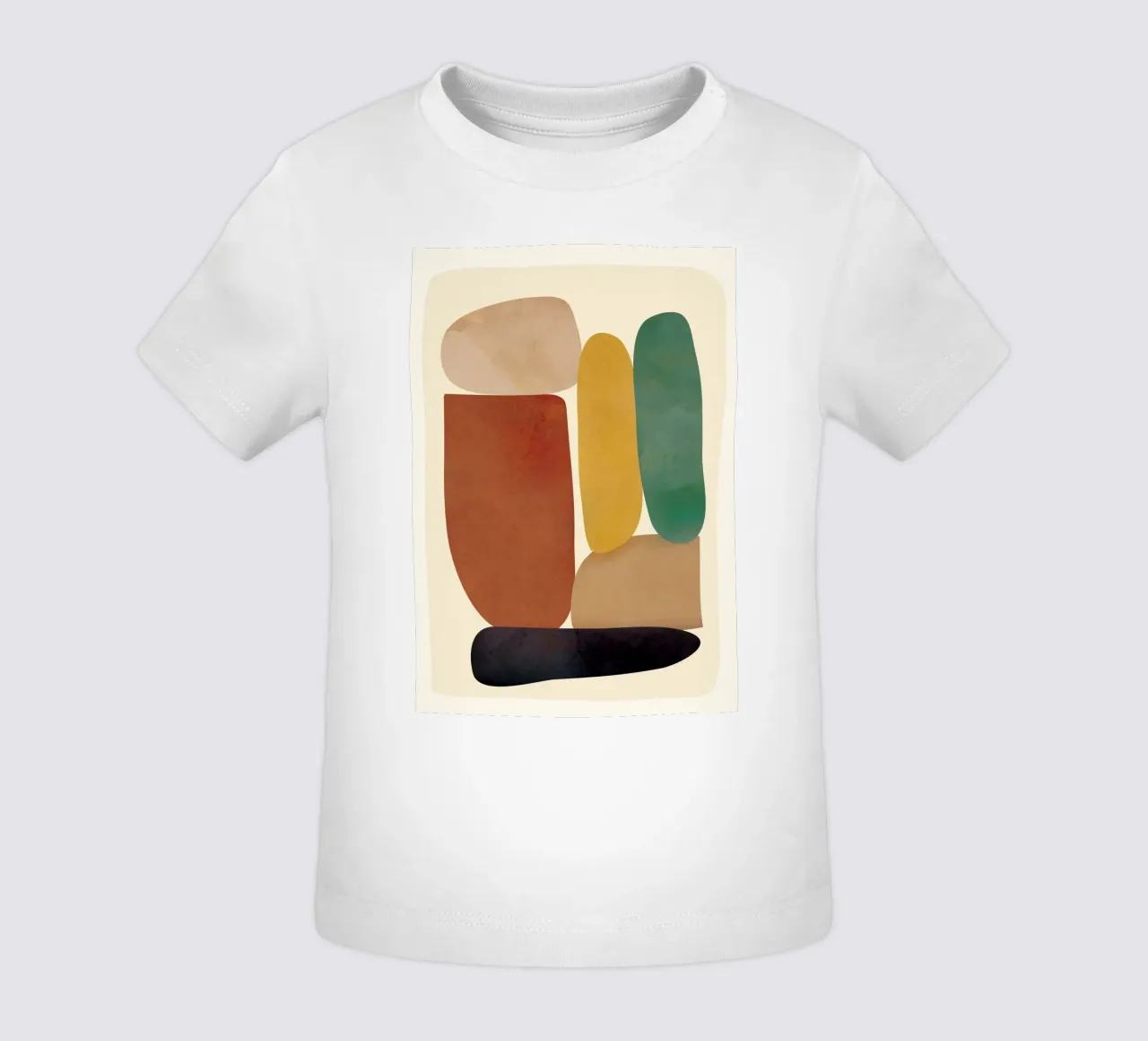 Abstract Minimal Shapes baby t-shirt van Flow Line