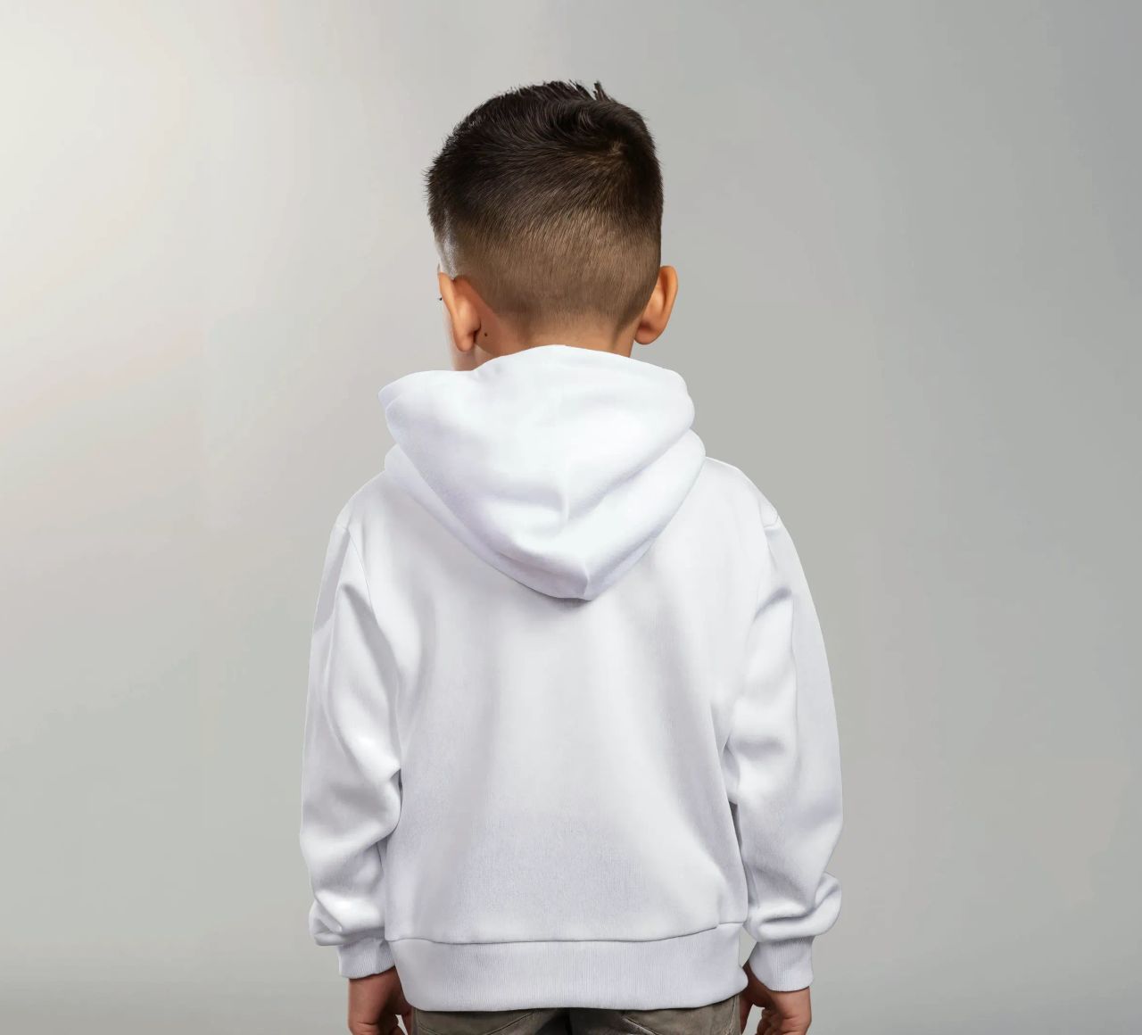 Abstract Minimal Shapes felpa bambino con cappuccio da Flow Line
