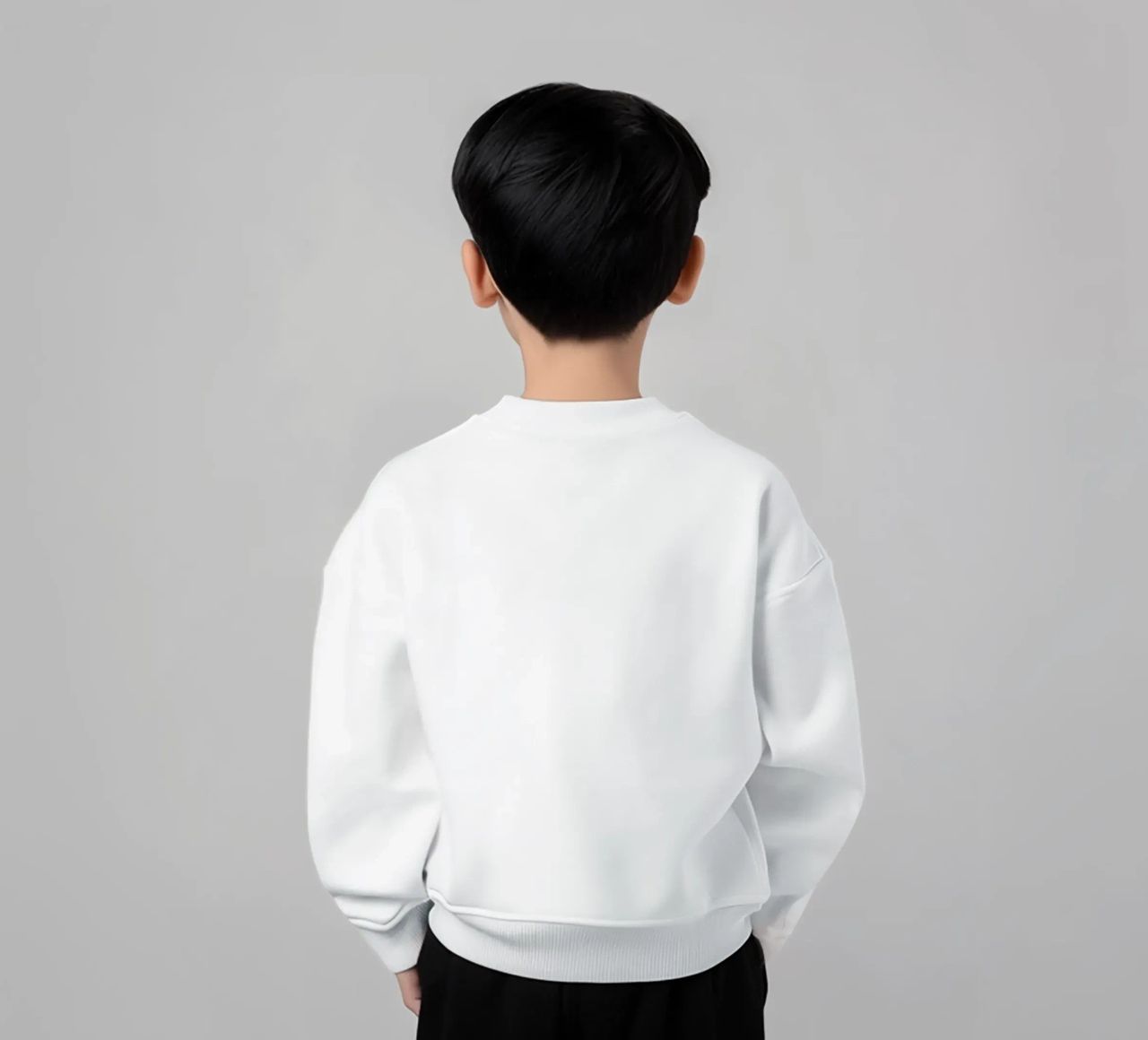 Abstract Minimal Shapes felpa bambino da Flow Line
