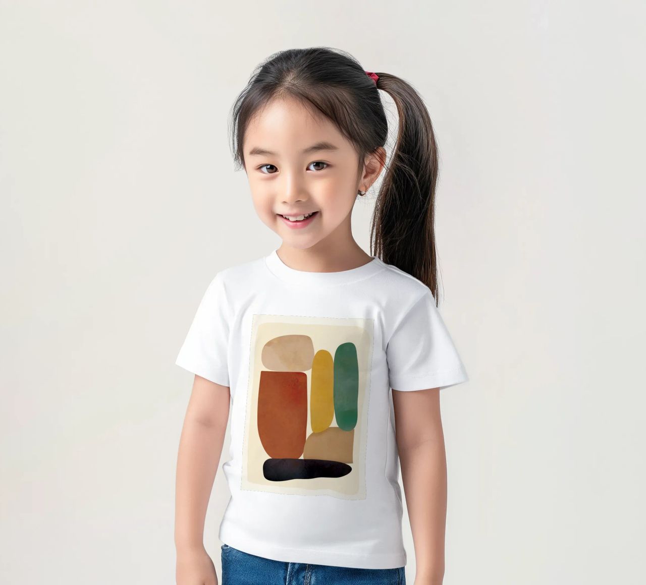 Abstract Minimal Shapes t-shirt bambini da Flow Line