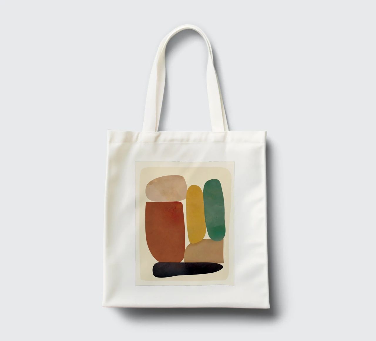 Abstract Minimal Shapes borsa in juta da Flow Line