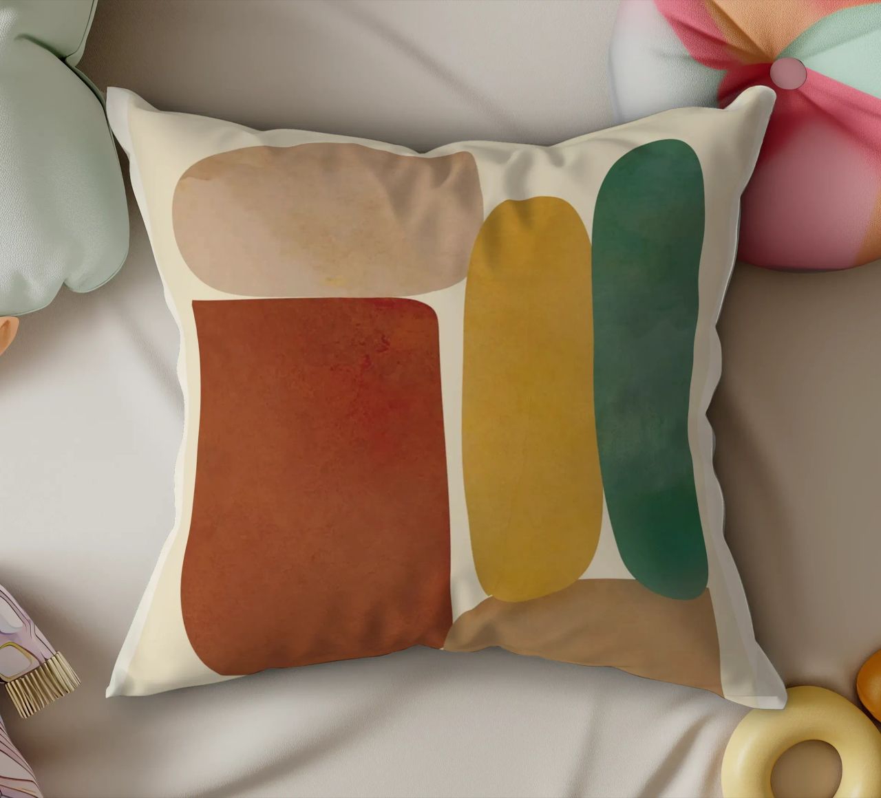 Abstract Minimal Shapes cuscino da Flow Line
