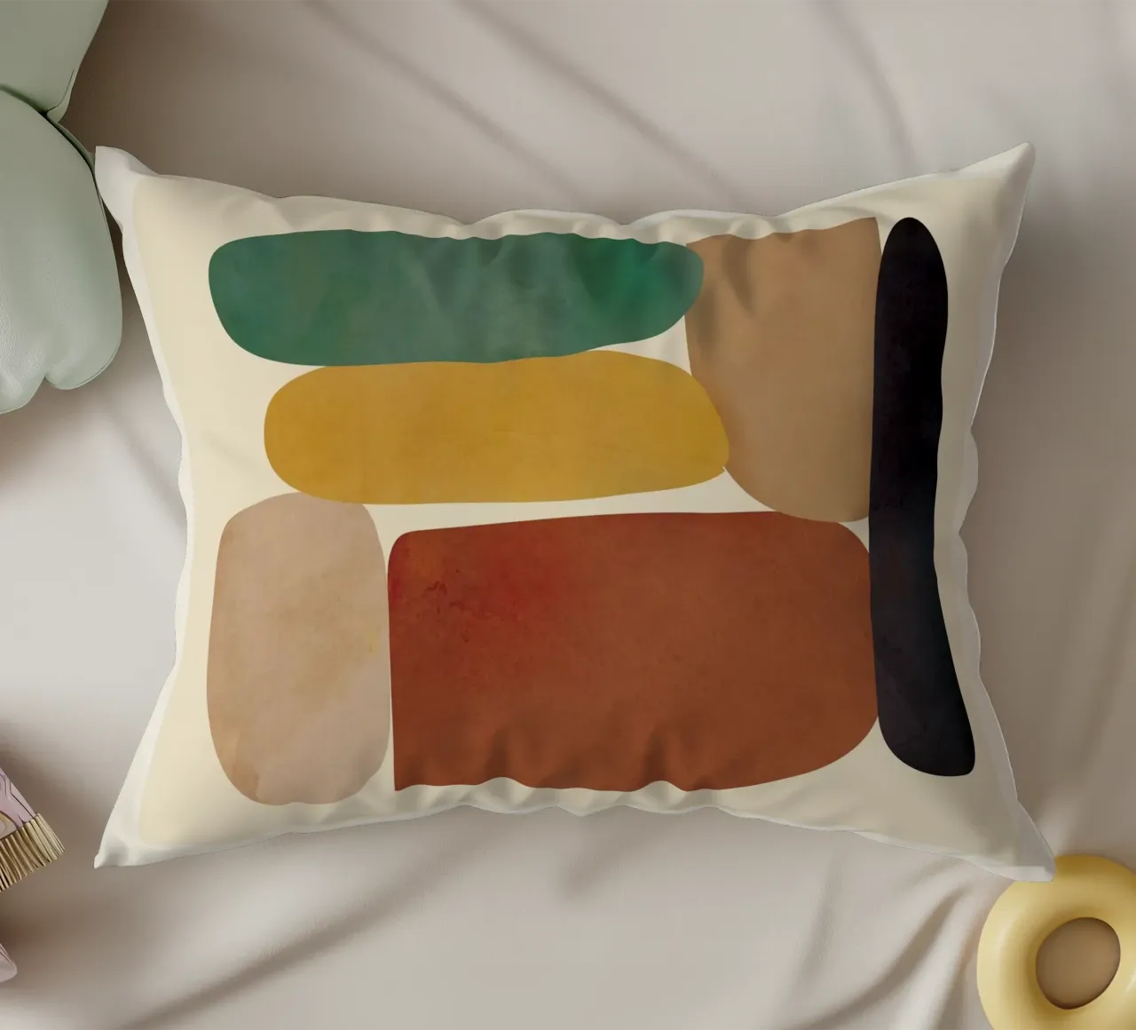 Abstract Minimal Shapes coussin de Flow Line