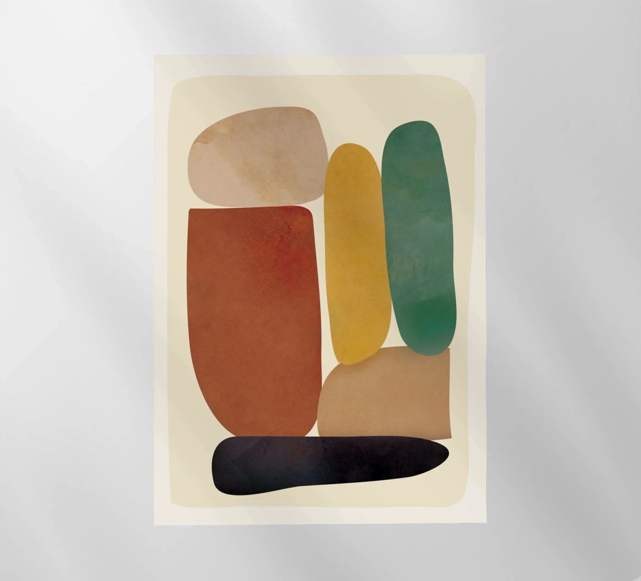 Abstract Minimal Shapes pellicola backlit da Flow Line