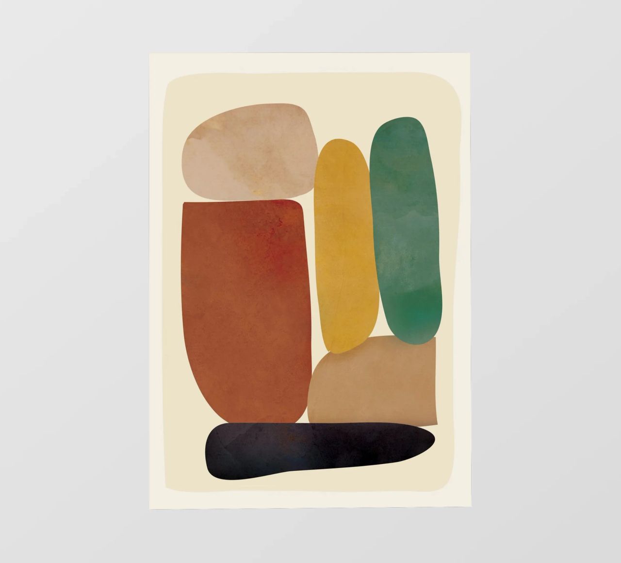 Abstract Minimal Shapes pellicola backlit da Flow Line