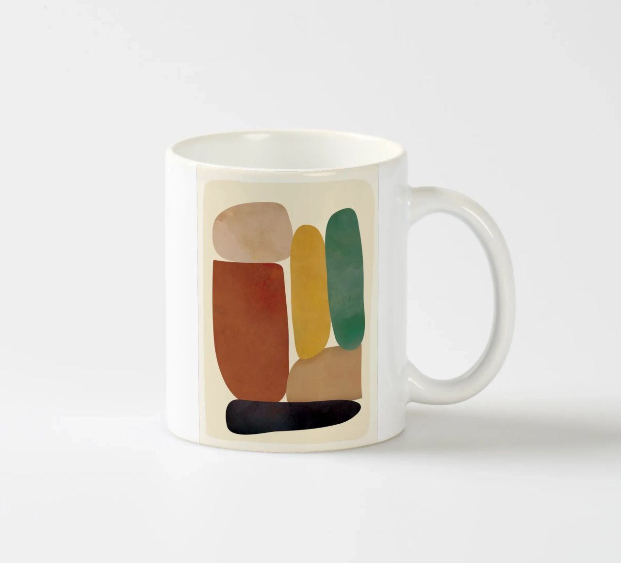 Abstract Minimal Shapes tazza in ceramica da Flow Line