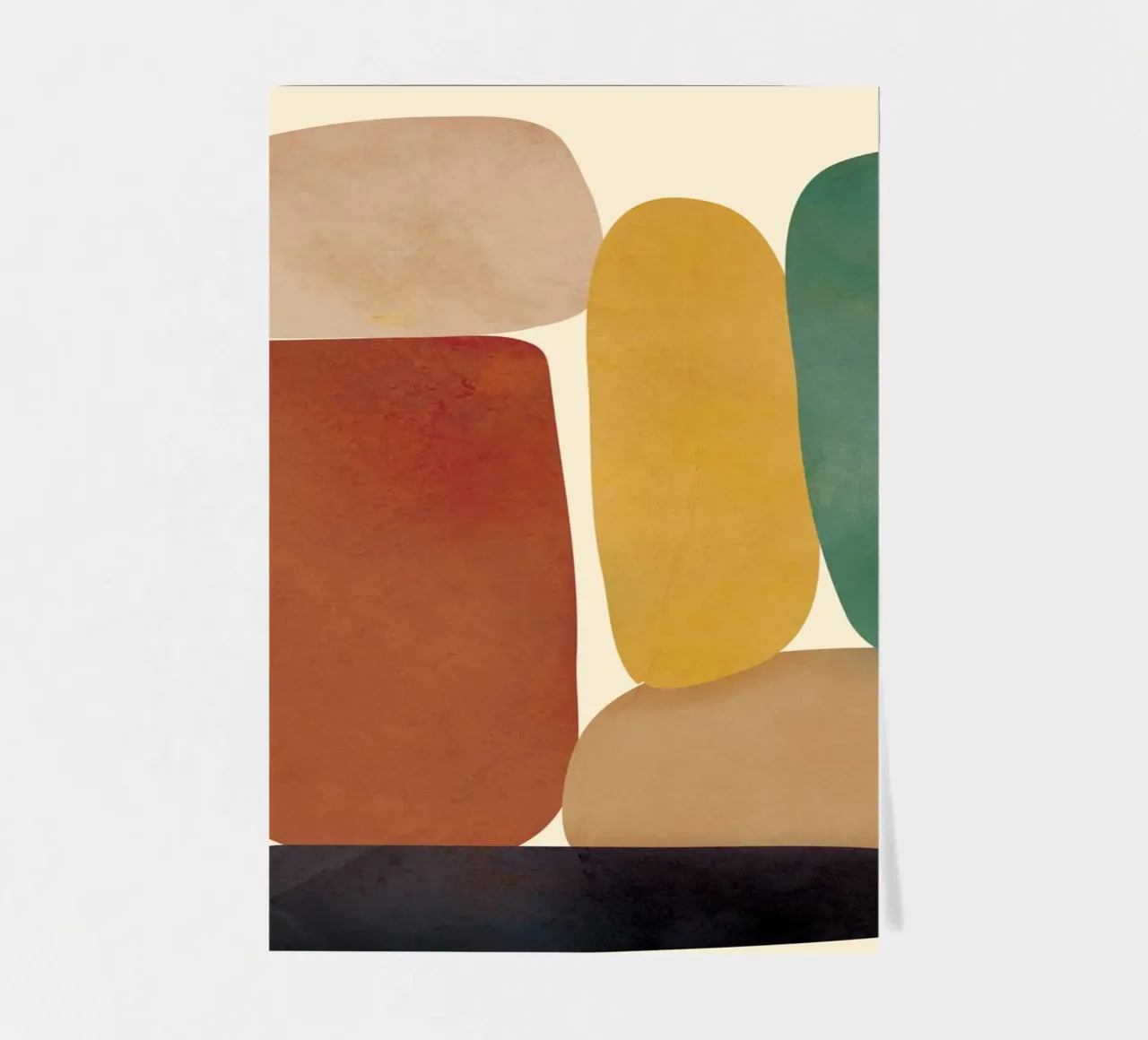 Abstract Minimal Shapes foglio adesivo da Flow Line