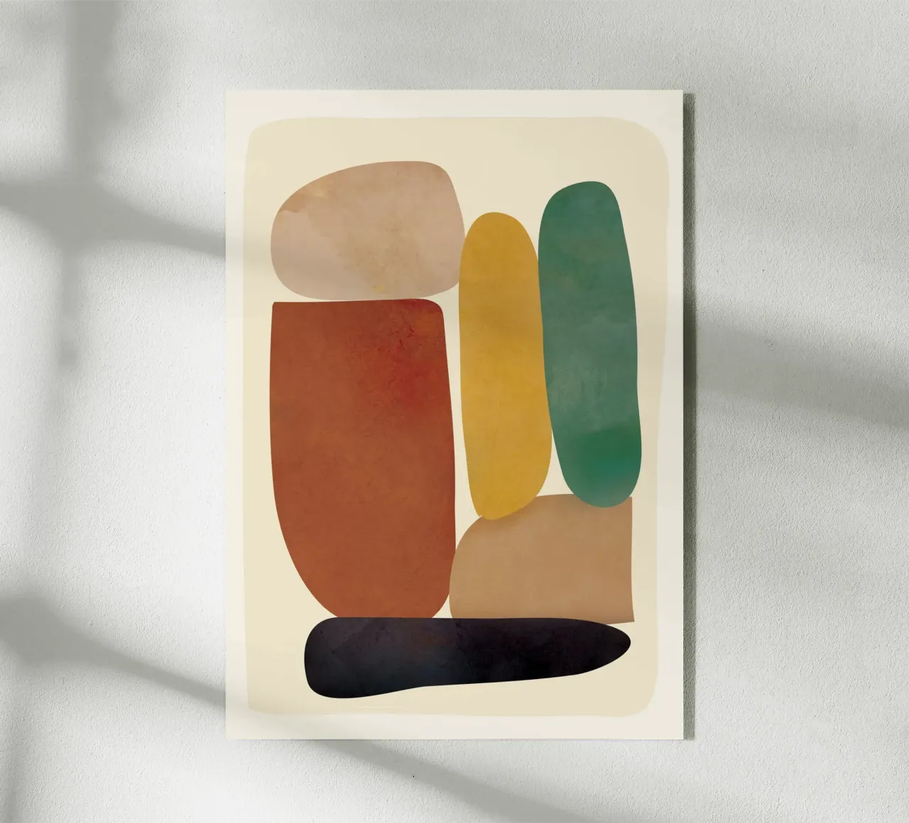 Abstract Minimal Shapes Acryl-Glas von Flow Line