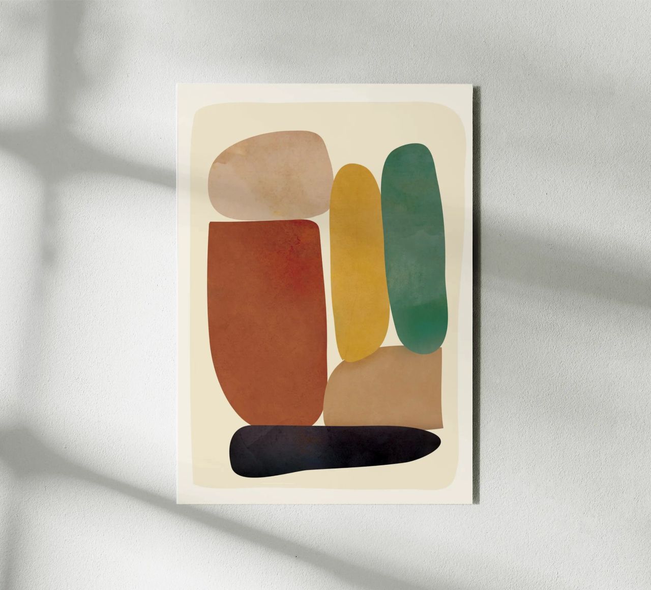 Abstract Minimal Shapes alluminio dibond da Flow Line
