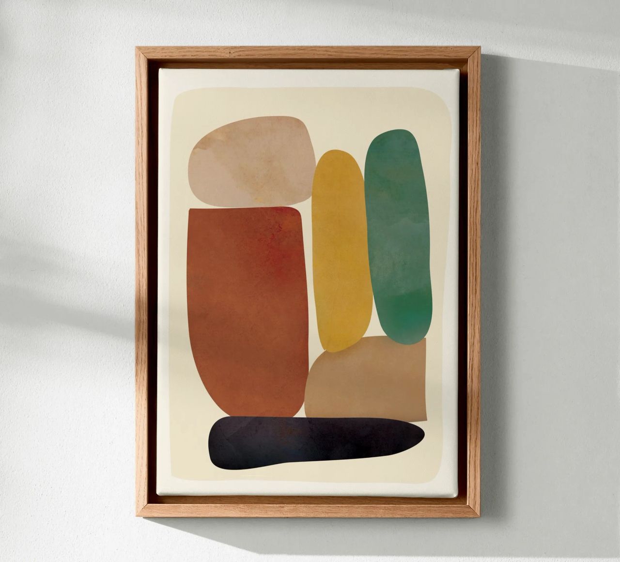 Abstract Minimal Shapes tela da Flow Line