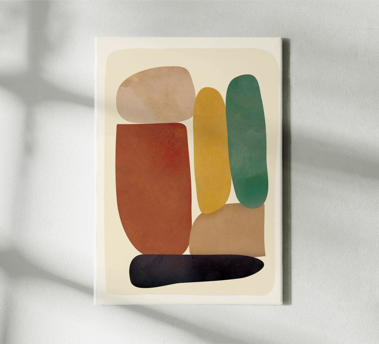 Abstract Minimal Shapes tela da Flow Line