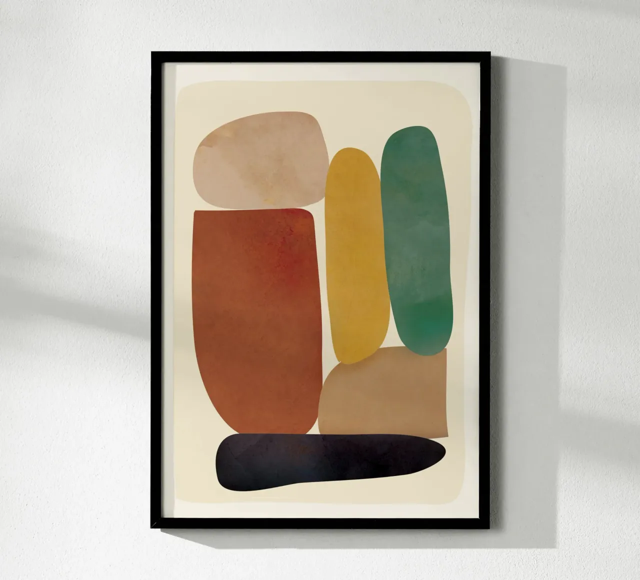 Abstract Minimal Shapes Poster von Flow Line