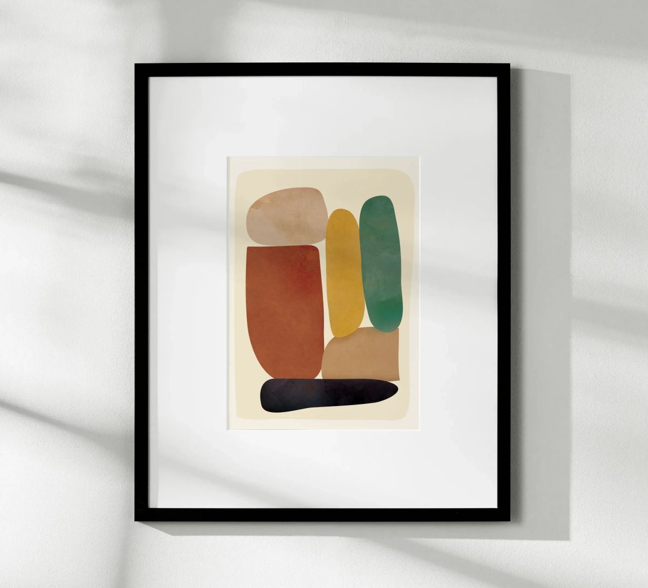 Abstract Minimal Shapes poster da Flow Line