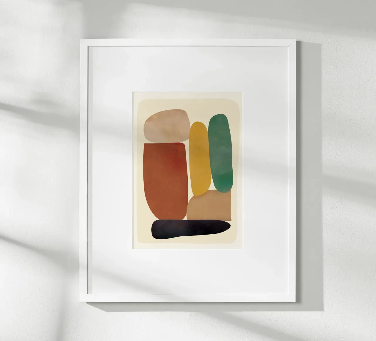 Abstract Minimal Shapes Poster von Flow Line