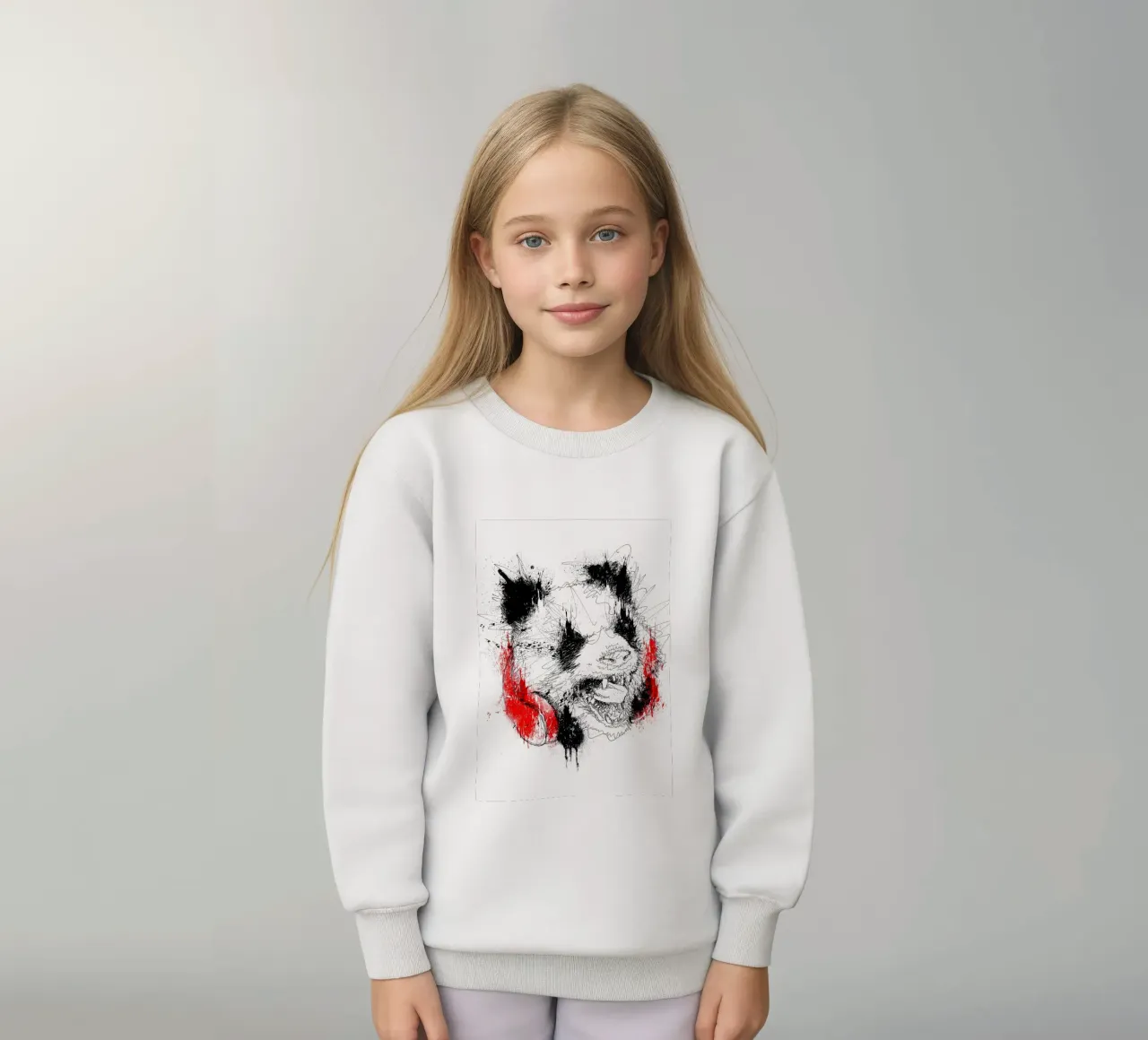 Panda Roar Graffio felpa bambino da James M Coyle