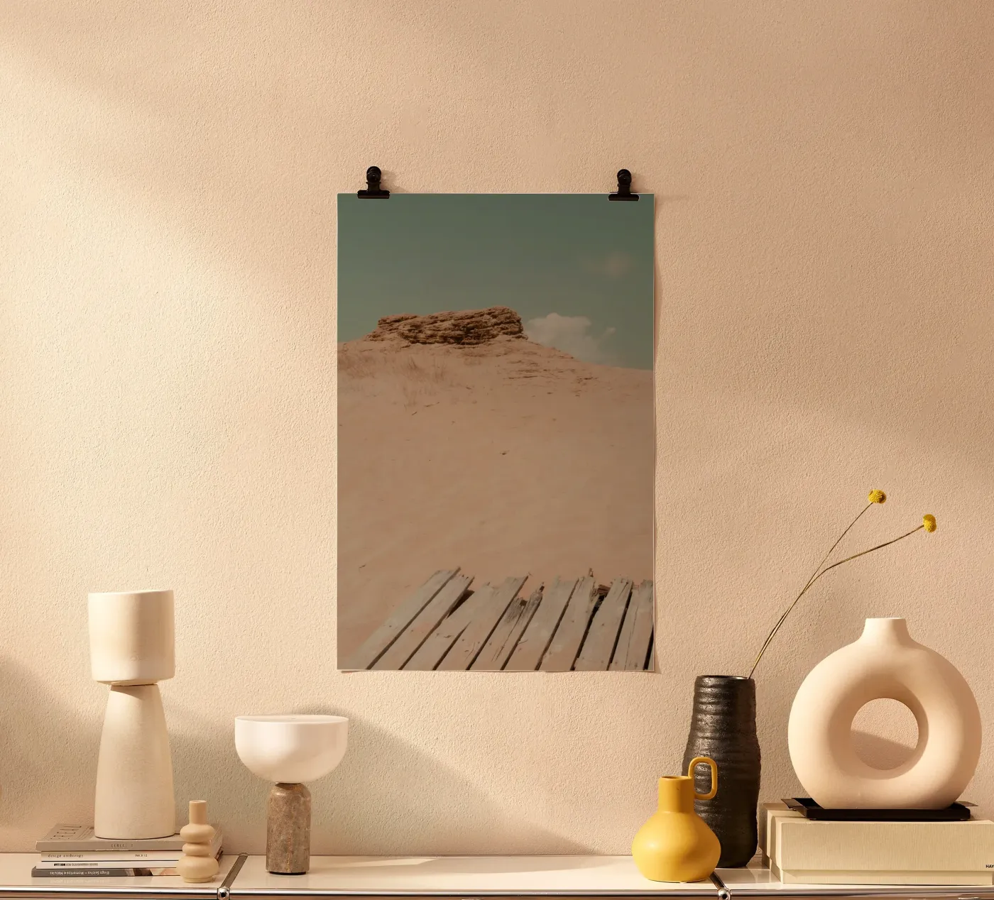 Woestijnstemming poster van Moon  Bloom