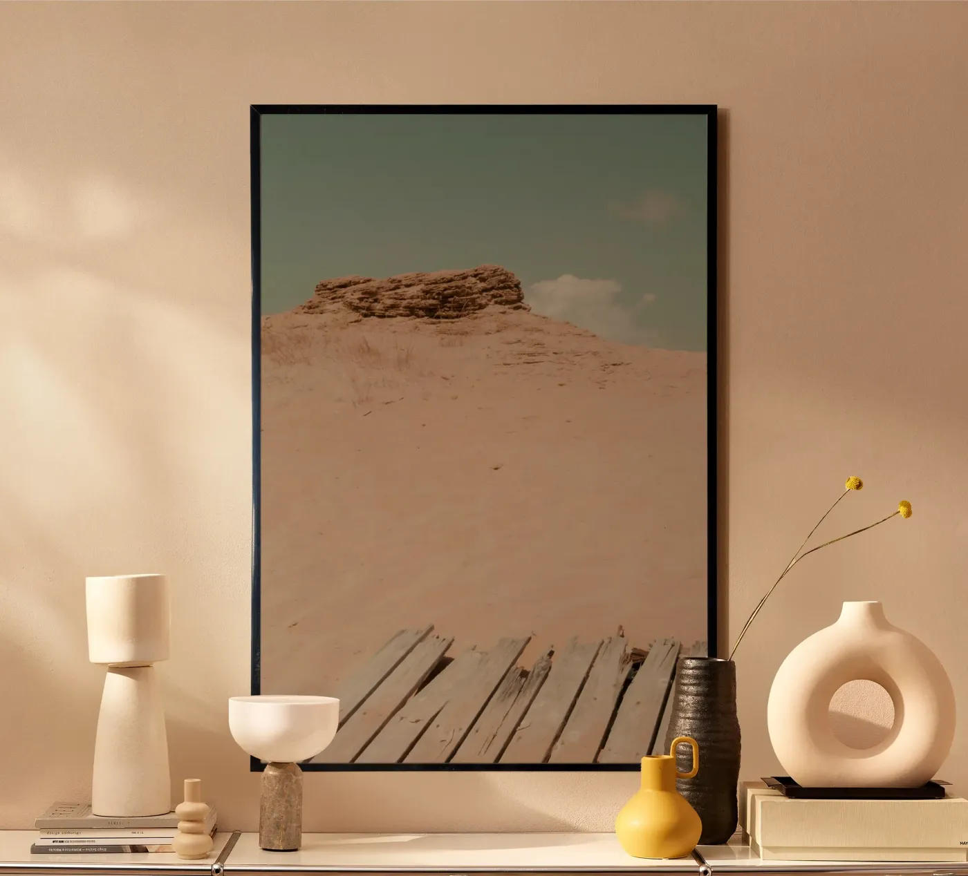 Woestijnstemming poster van Moon  Bloom