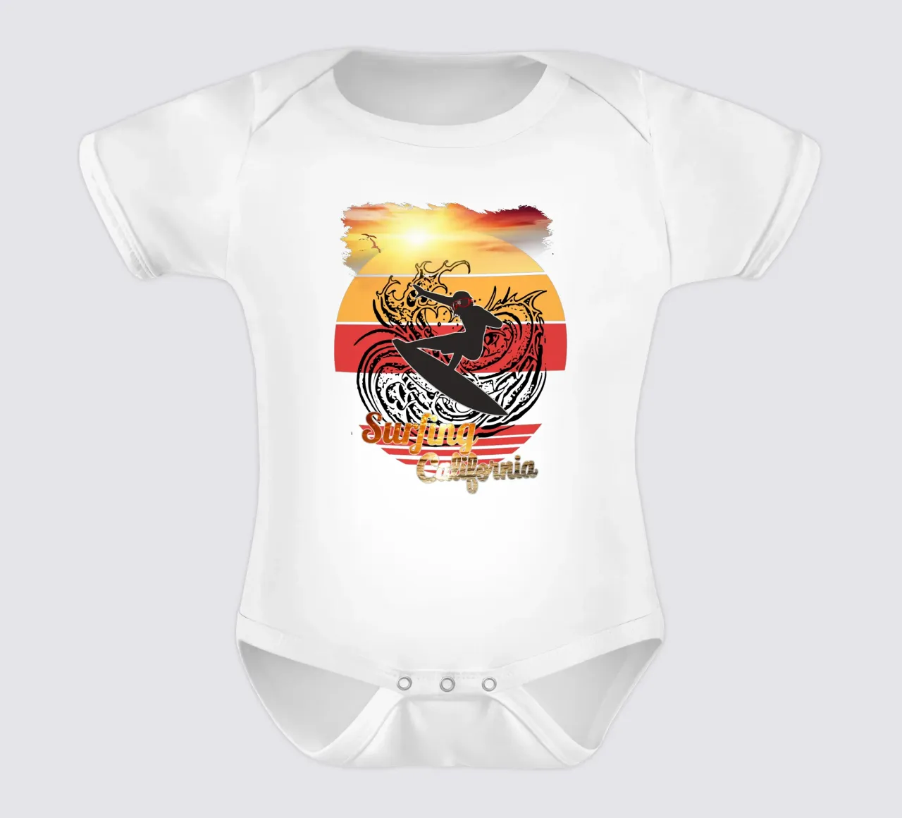 Surf Life Oval 2a - Summer Sun Vibes 6b body de bebé de surfer28