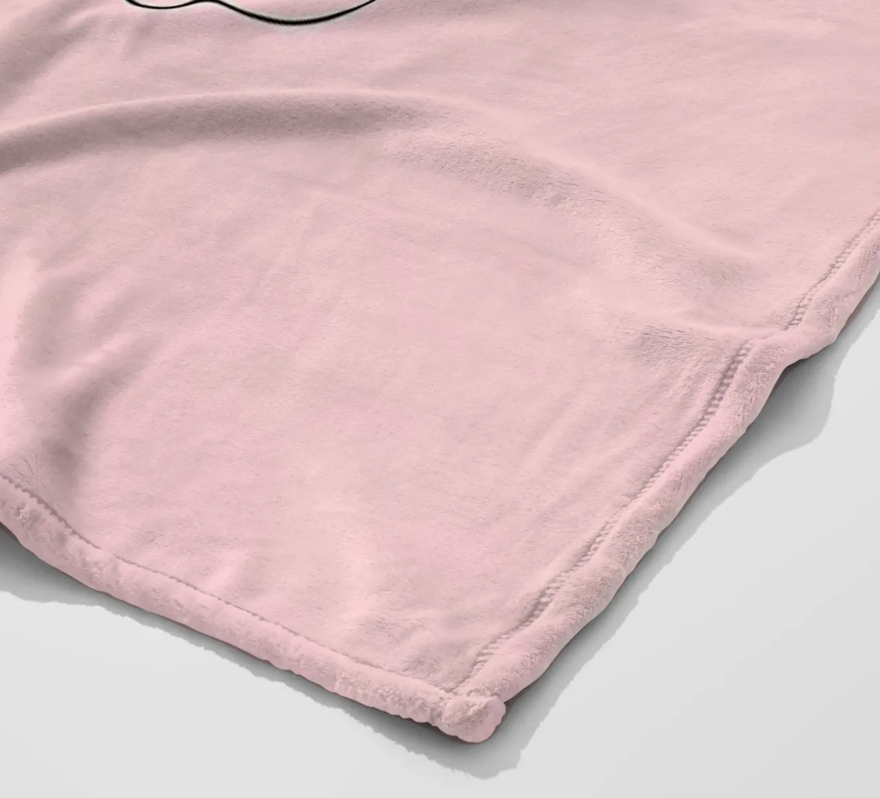 Line art minimalista del fiore di peonia coperta in pile da Viv Line Art