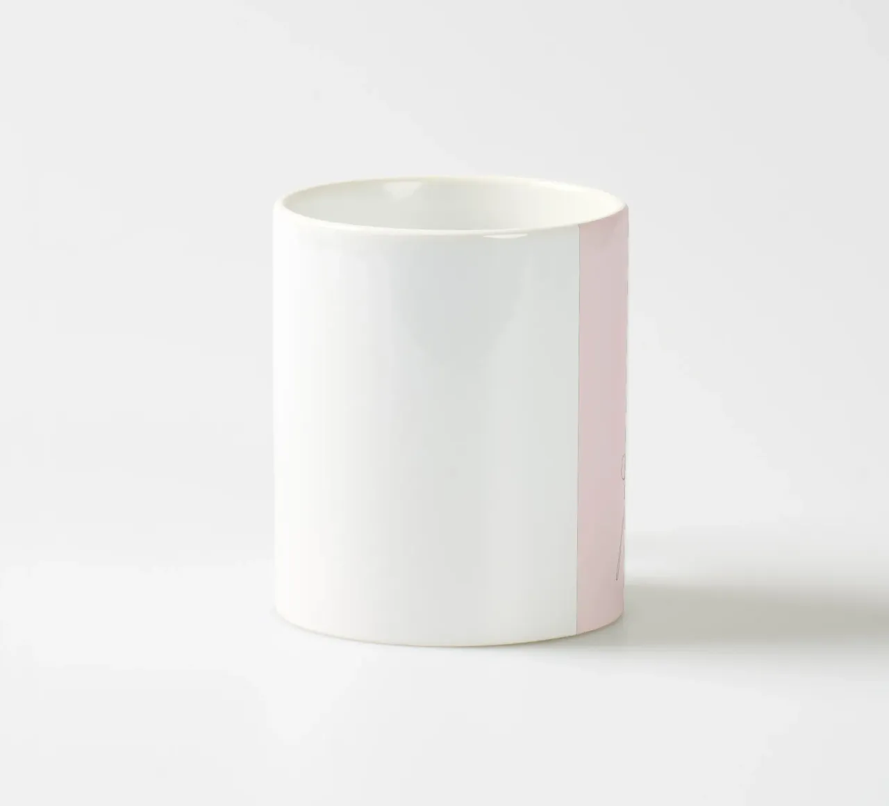 Fiori di ciliegio Line Art minimalista tazza in ceramica da Viv Line Art