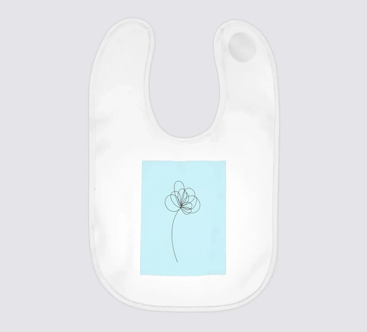Fiori a linea singola Arte lineare minimalista bavaglino da Viv Line Art