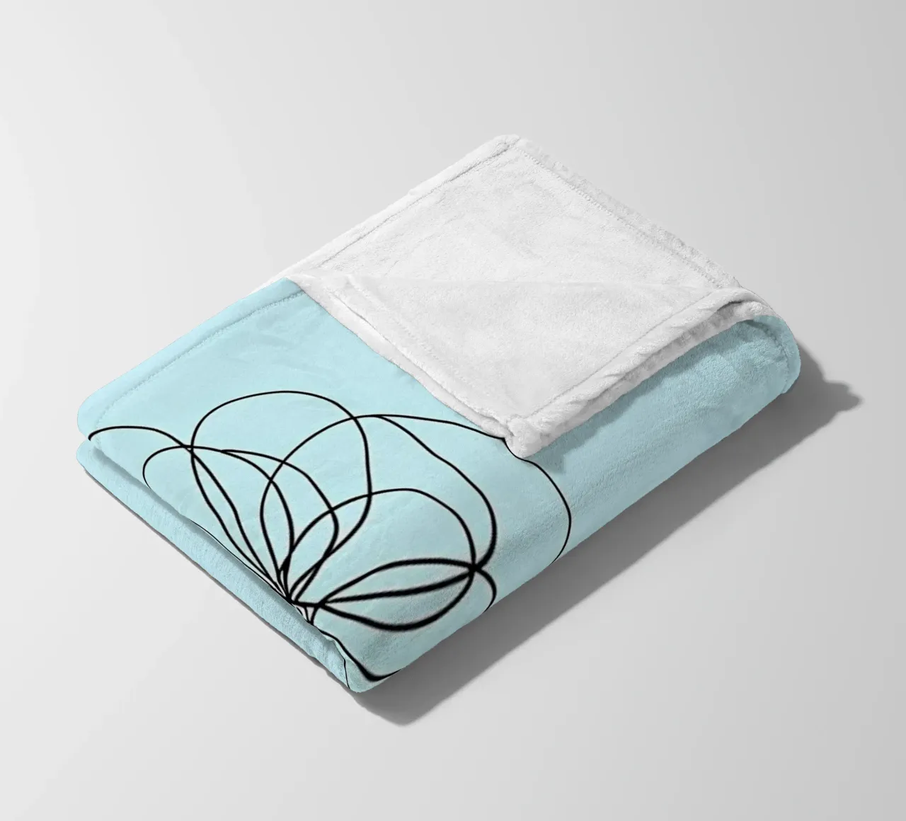 Fiori a linea singola Arte lineare minimalista coperta in pile da Viv Line Art