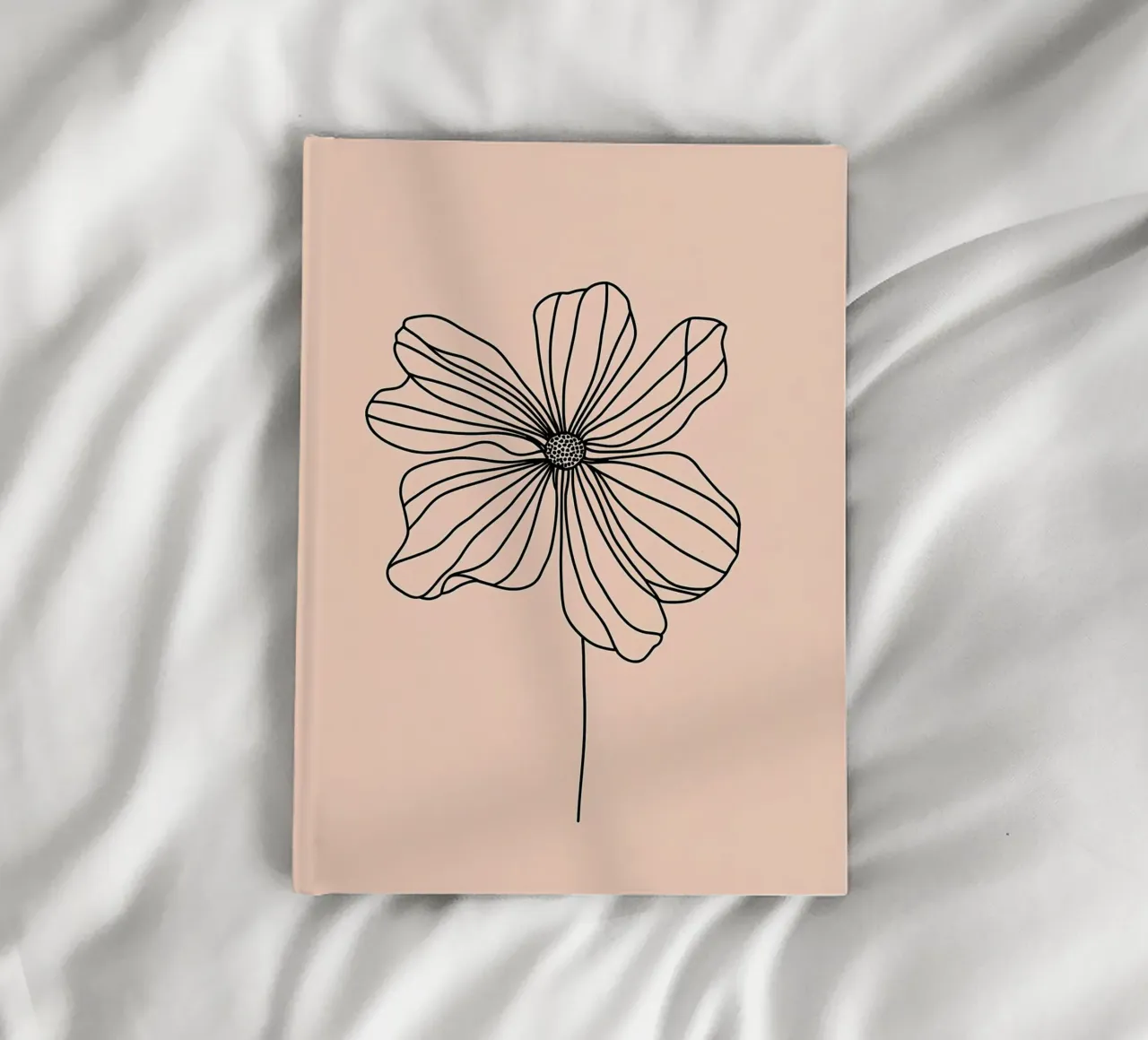 Flower Minimalist Line Art notebook by Viv Line Art