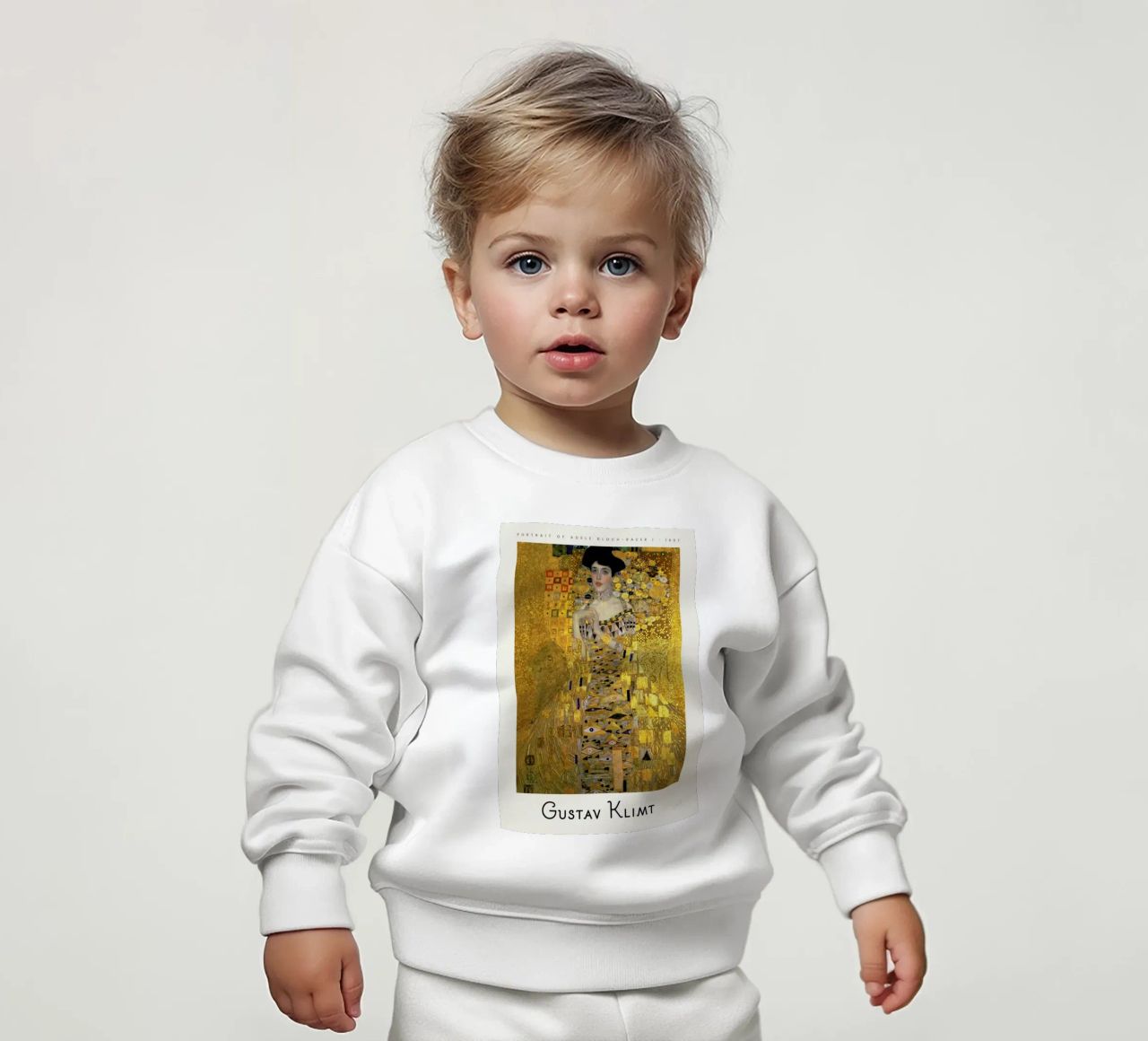 Klimt - Portrait of Adele Bloch-Bauer I Baby Sweatshirt von ARTOTHEK