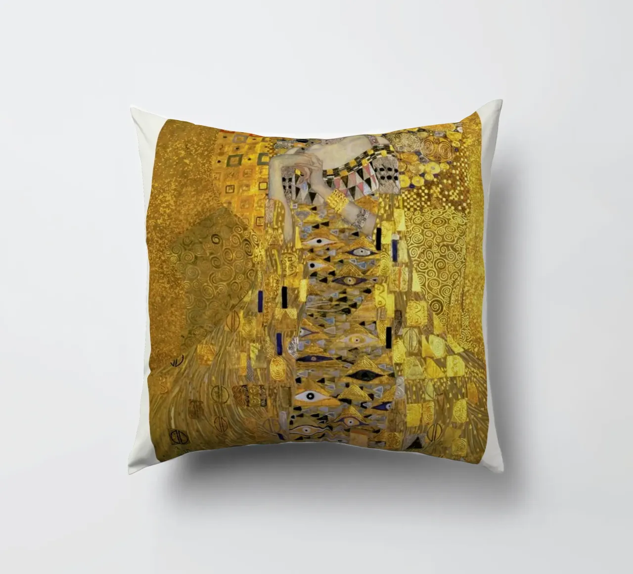 Klimt - Portrait of Adele Bloch-Bauer I cuscino da ARTOTHEK