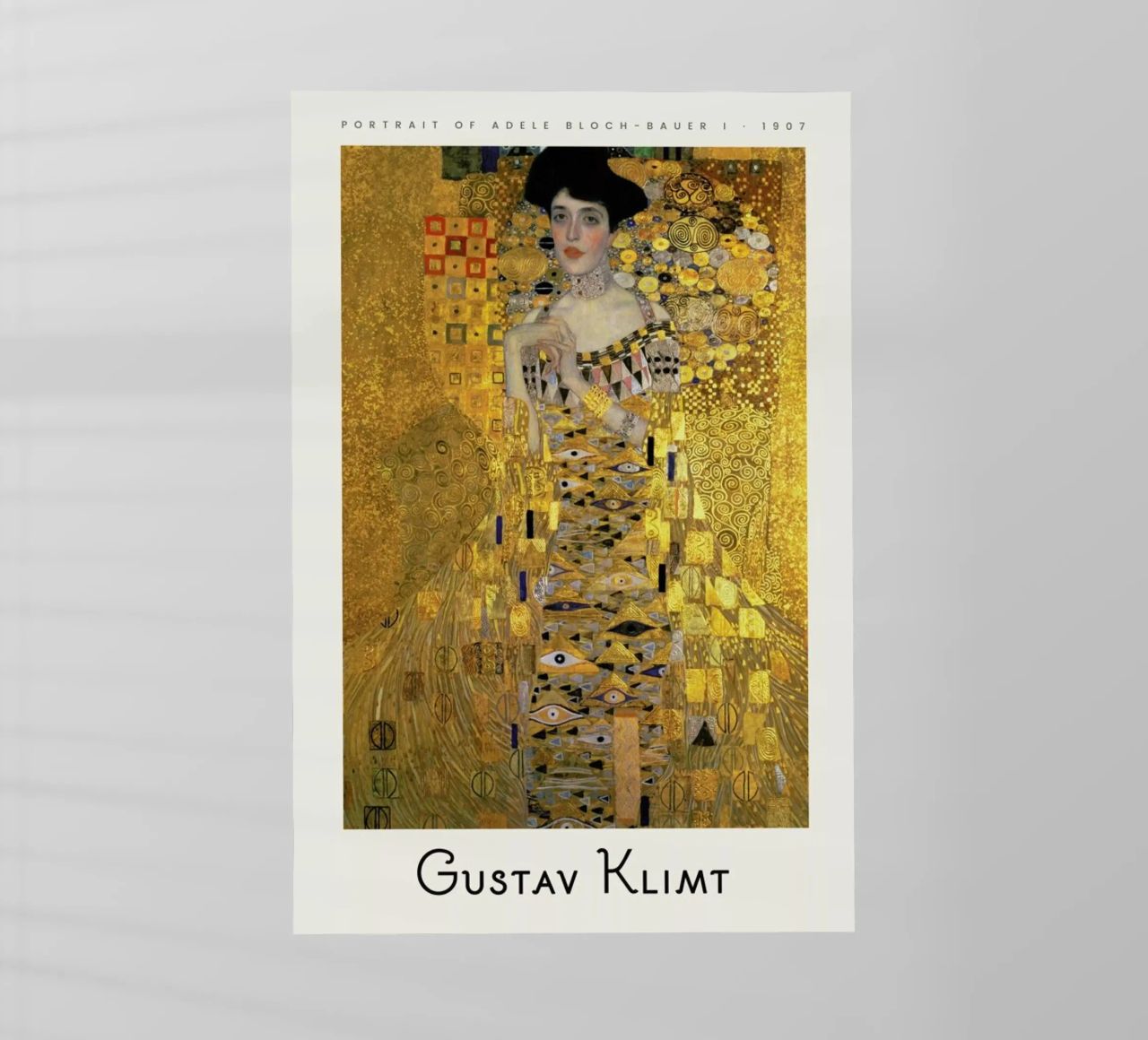 Klimt - Portrait of Adele Bloch-Bauer I Backlit Folie von ARTOTHEK