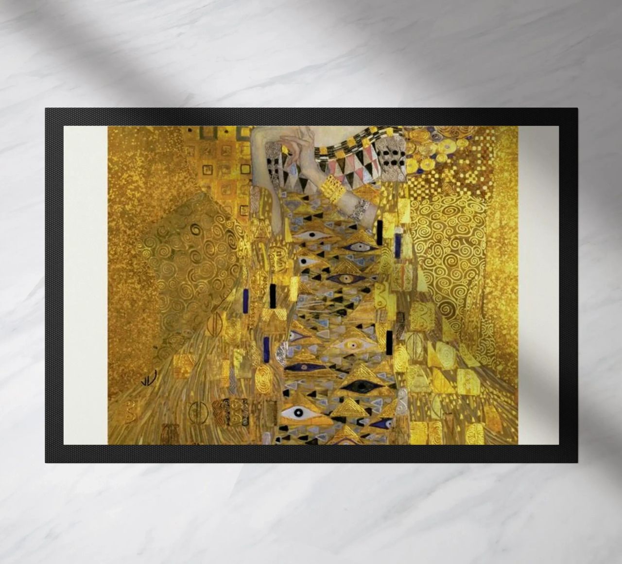 Klimt - Portrait of Adele Bloch-Bauer I Fußmatte von ARTOTHEK