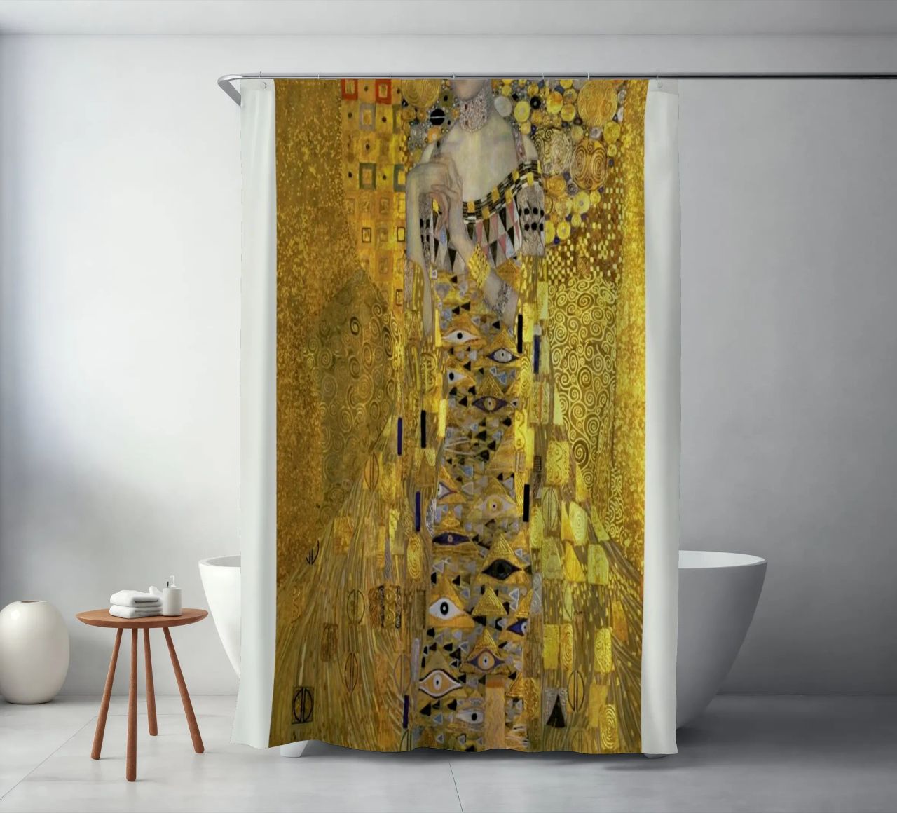 Klimt - Portrait of Adele Bloch-Bauer I Duschvorhang von ARTOTHEK