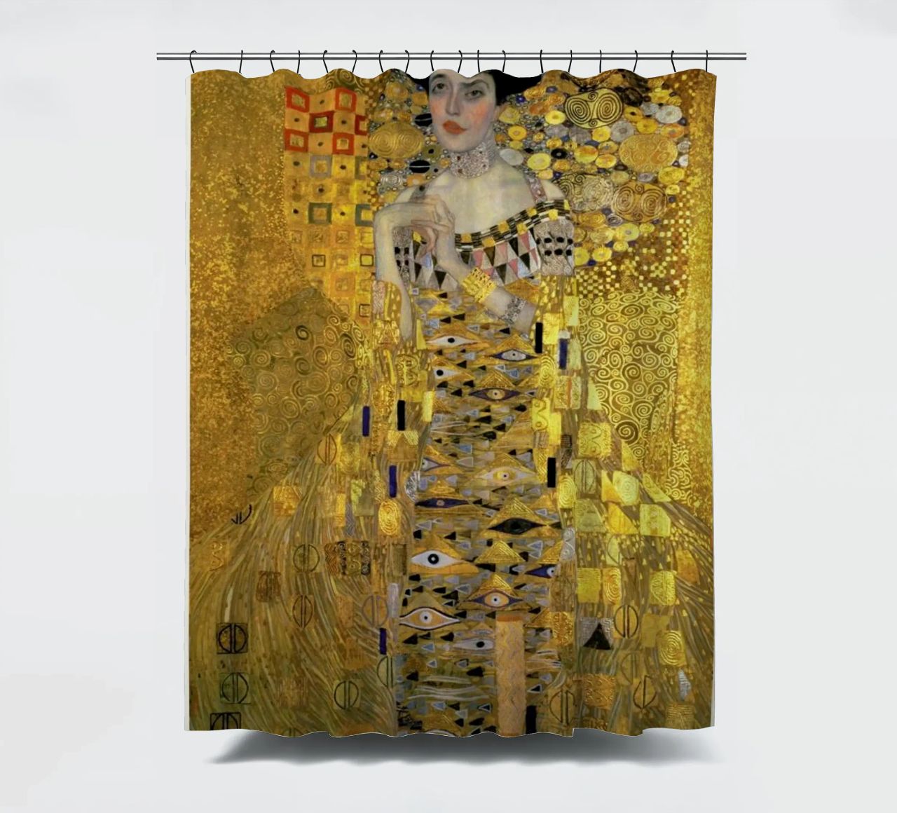 Klimt - Portrait of Adele Bloch-Bauer I Duschvorhang von ARTOTHEK