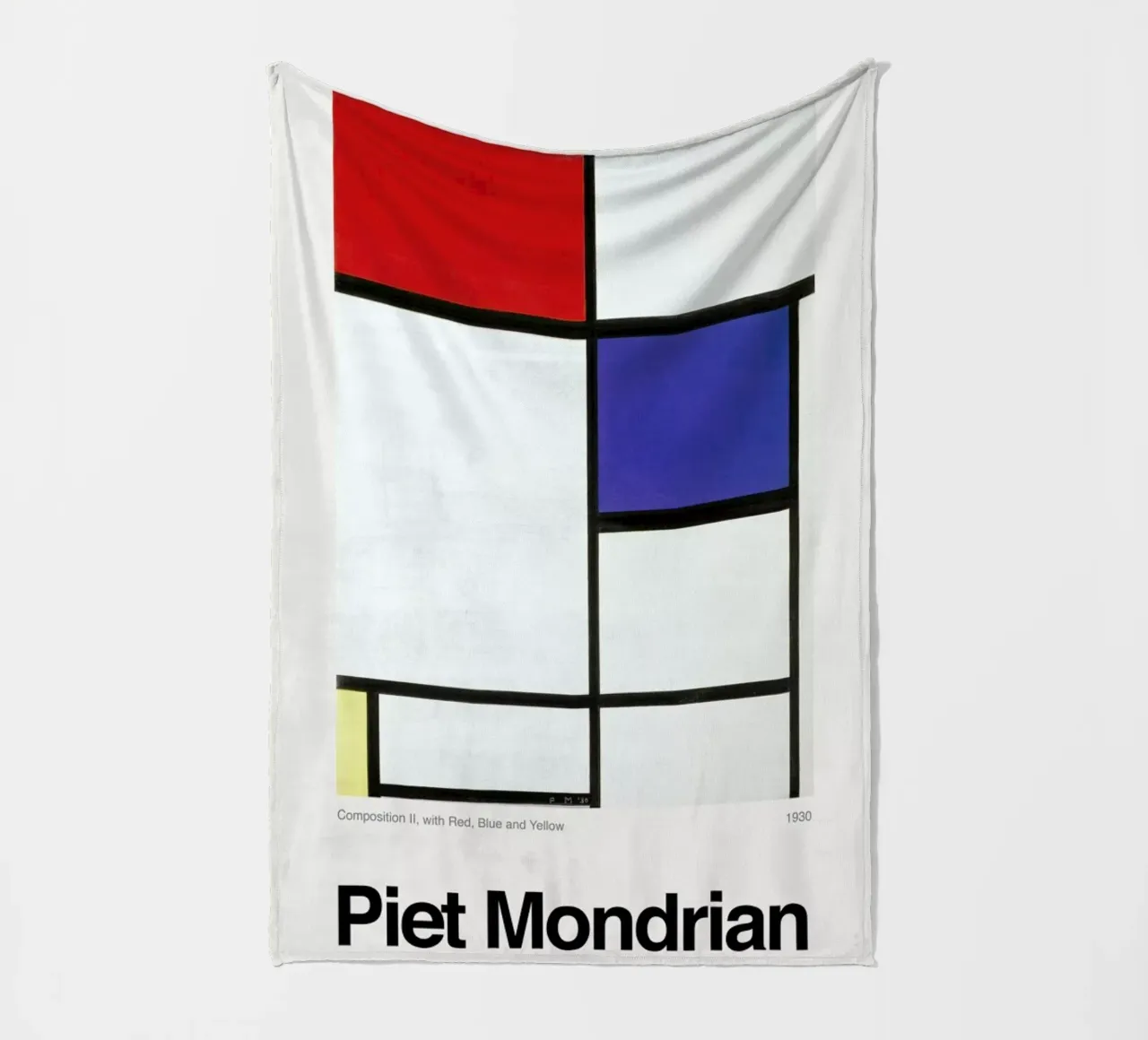 Mondrian - Composition II, with Red, Blue and Yellow coperta in pile da ARTOTHEK