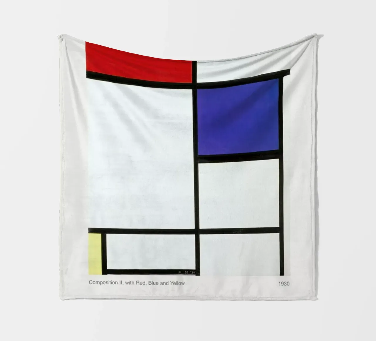 Mondrian - Composition II, with Red, Blue and Yellow coperta in pile da ARTOTHEK