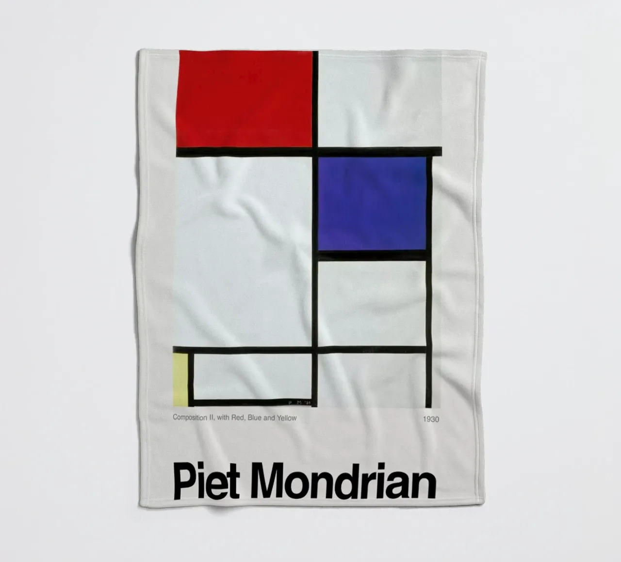 Mondrian - Composition II, with Red, Blue and Yellow coperta in pile da ARTOTHEK