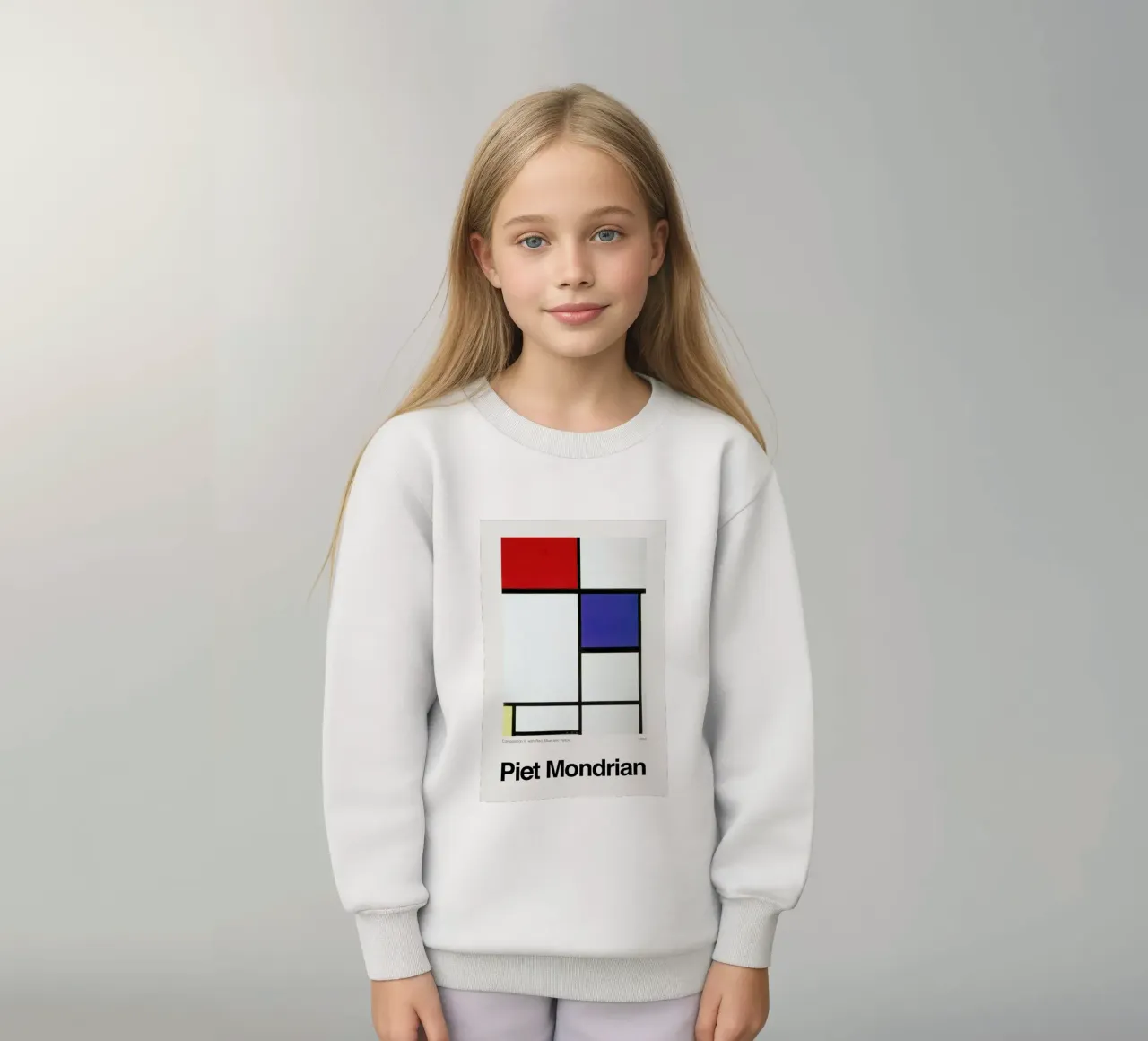 Mondrian - Composition II, with Red, Blue and Yellow felpa bambino da ARTOTHEK