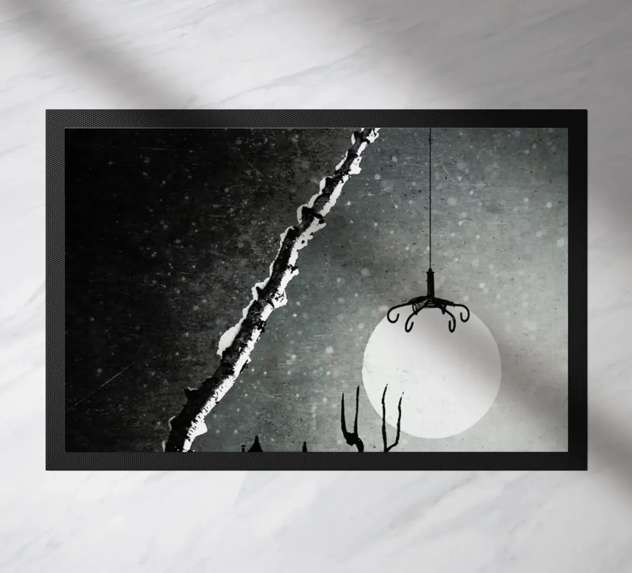 Winter Night doormat by Elisabeth Fredriksson