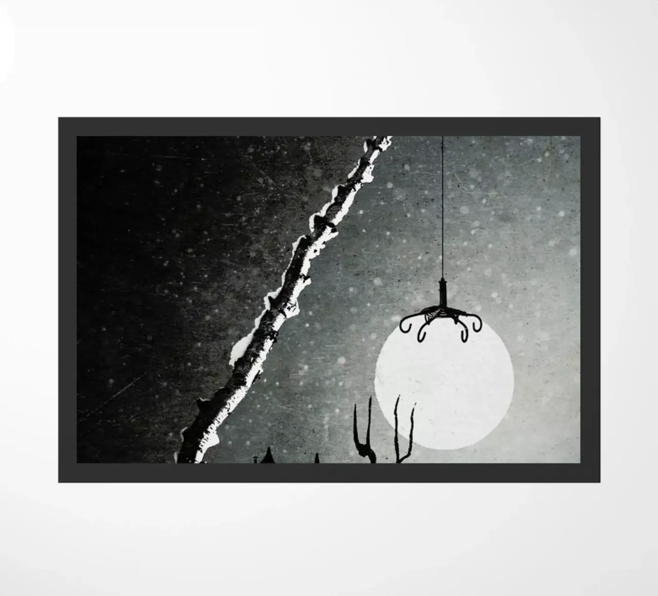 Winter Night doormat by Elisabeth Fredriksson